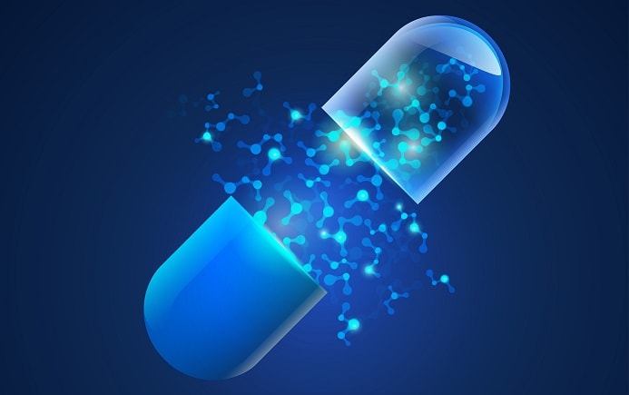 stylized image of pill