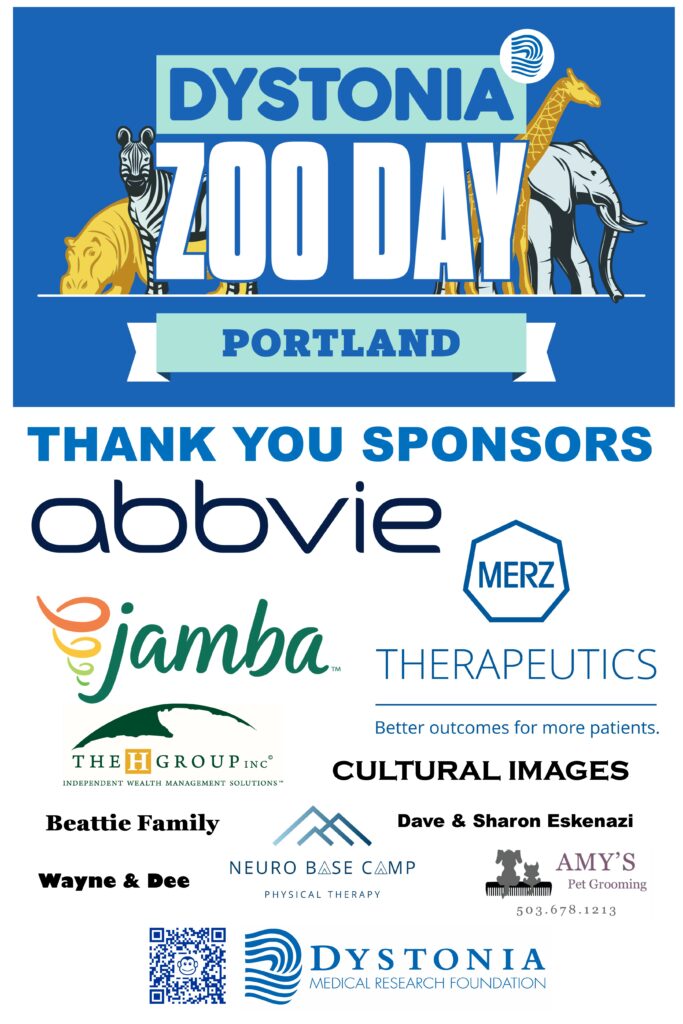 2024 Portland Sponsor Banner | Dystonia Medical Research Foundation