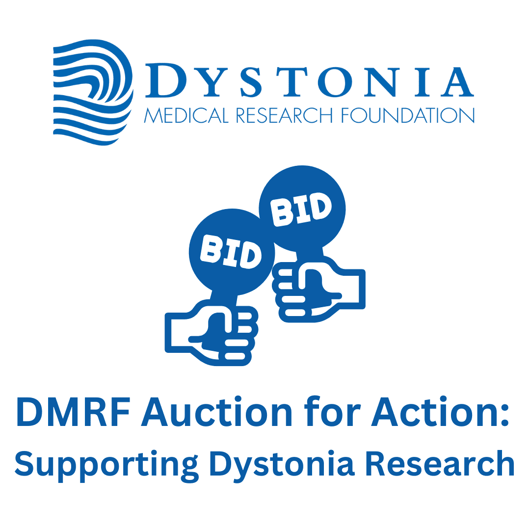 DMRF Auction for Action Logo Draft Instagram Post 1 | Dystonia Medical Research Foundation