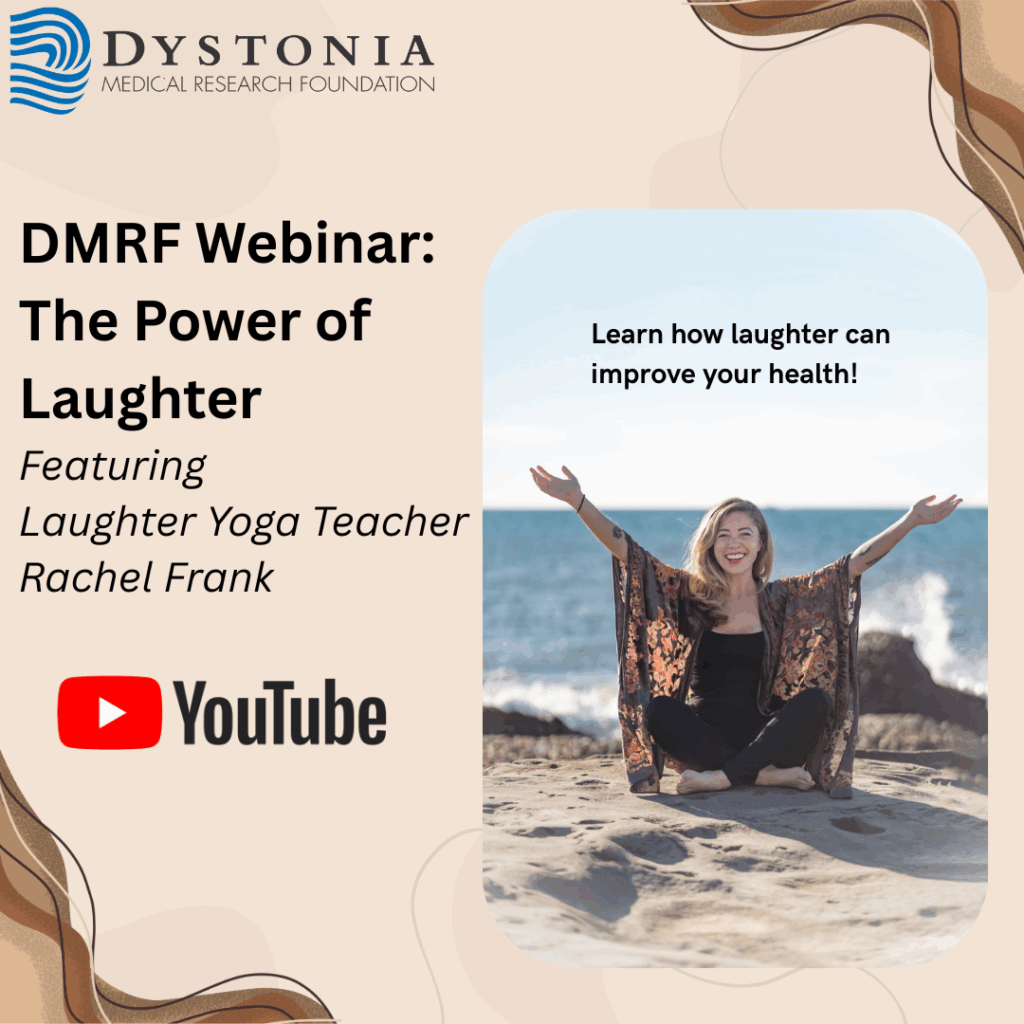 Yoga Laughter Webinar Recording 2 | Dystonia Medical Research Foundation